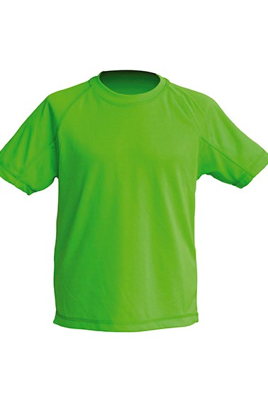 SPORT KID T-SHIRT - JHK lime fluor SPORT KID T-SHIRT - JHK lime fluor